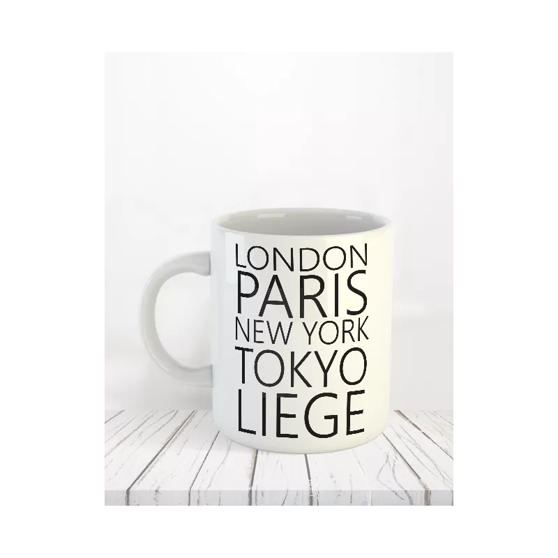 London, Paris, Liège - Teejii c'est l'impression de vos mugs à Verviers