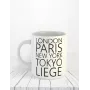 London, Paris, Liège - Teejii c'est l'impression de vos mugs à Verviers