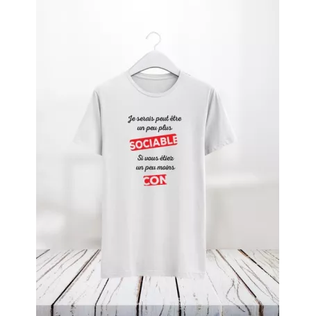 Sociable - Teejii votre T-shirt personnalisé à la demande Verviers
